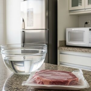 O jeito certo de descongelar carne rápido e com segurança: o que realmente funciona na cozinha do dia a dia