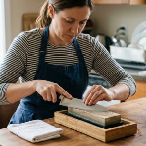 Como afiar faca em casa de forma segura