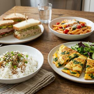 7 receitas rápidas para o almoço do dia a dia